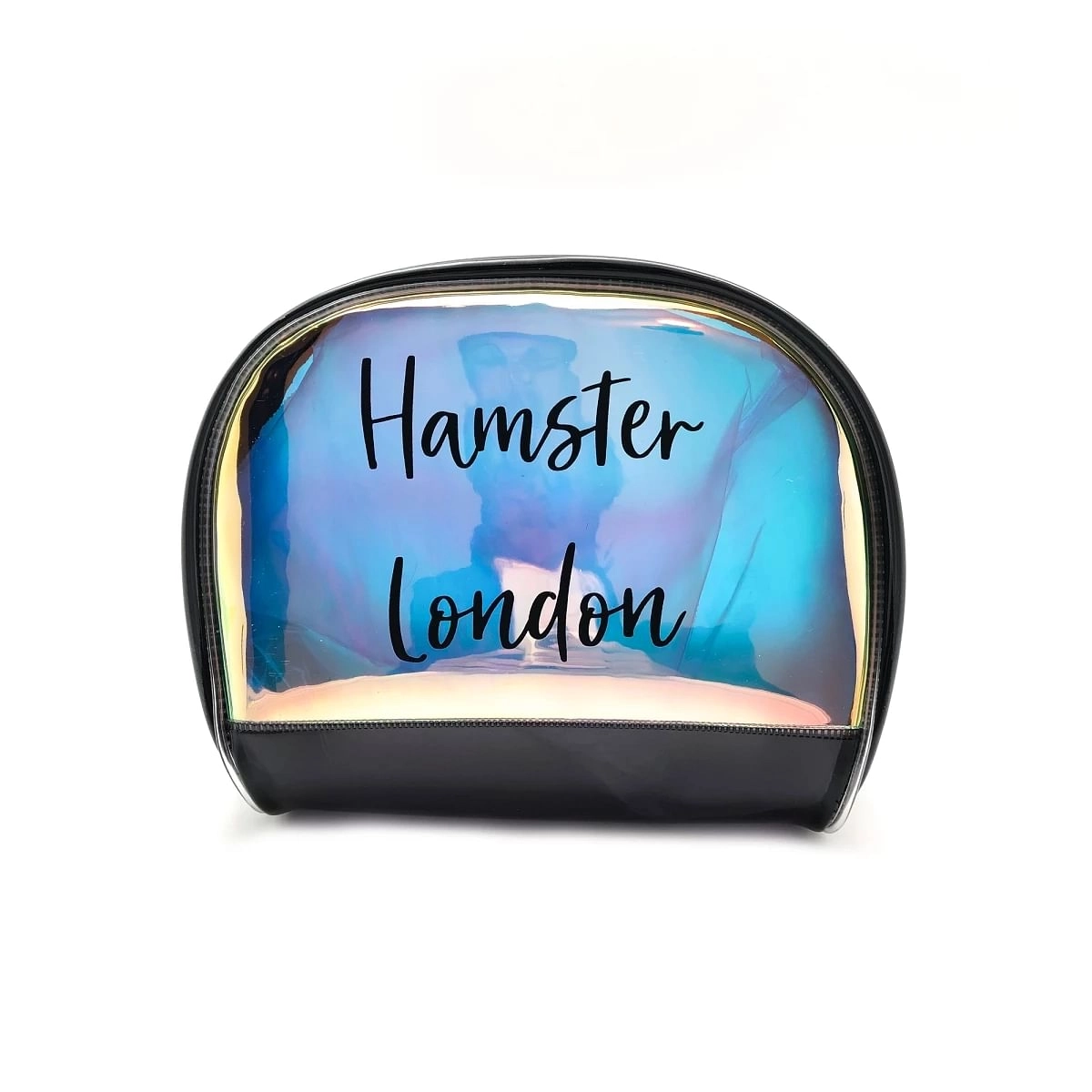 Hamster London Shell Shaped Pouch, Polyurethane, 5Y+, Black