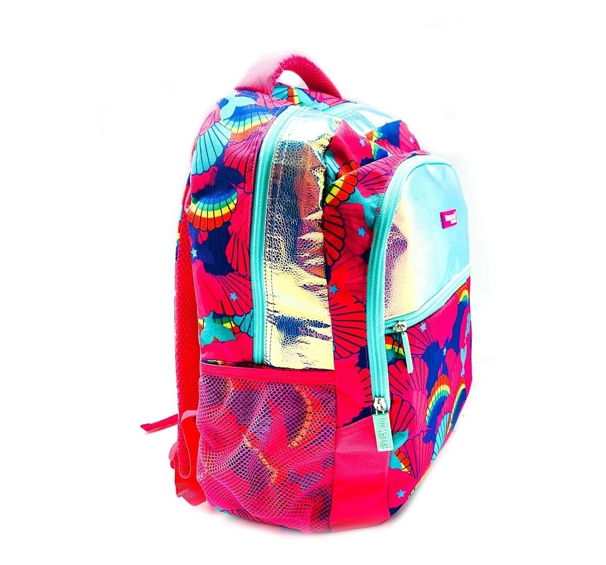 Hamster London Straight Fire Backpack Big Mermaid Bags for Age 3Y+ (Pink)