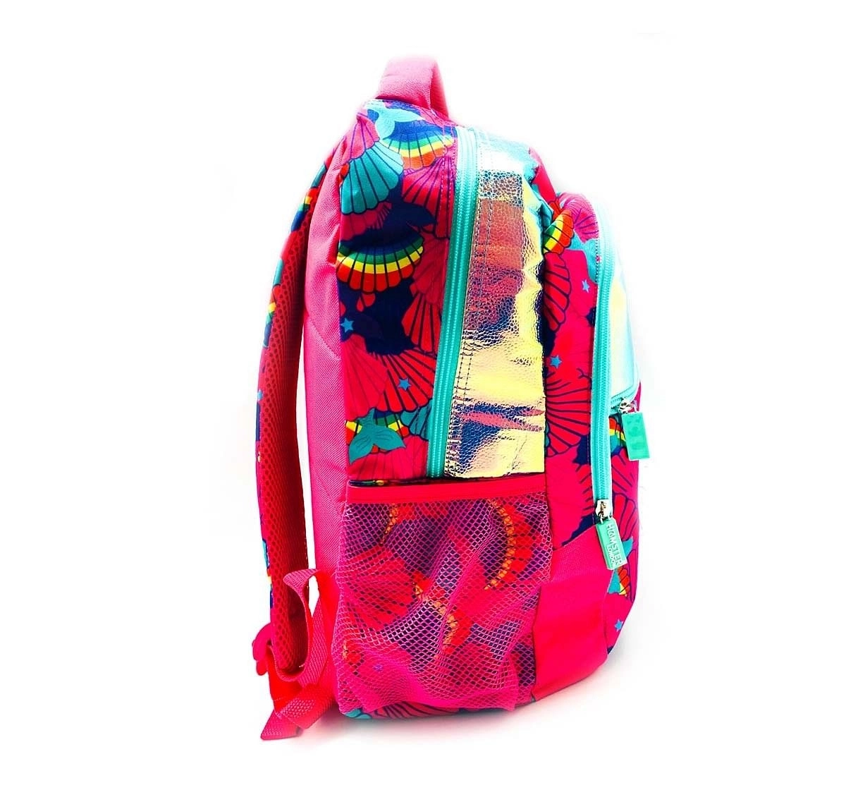 Hamster London Straight Fire Backpack Big Mermaid Bags for Age 3Y+ (Pink)