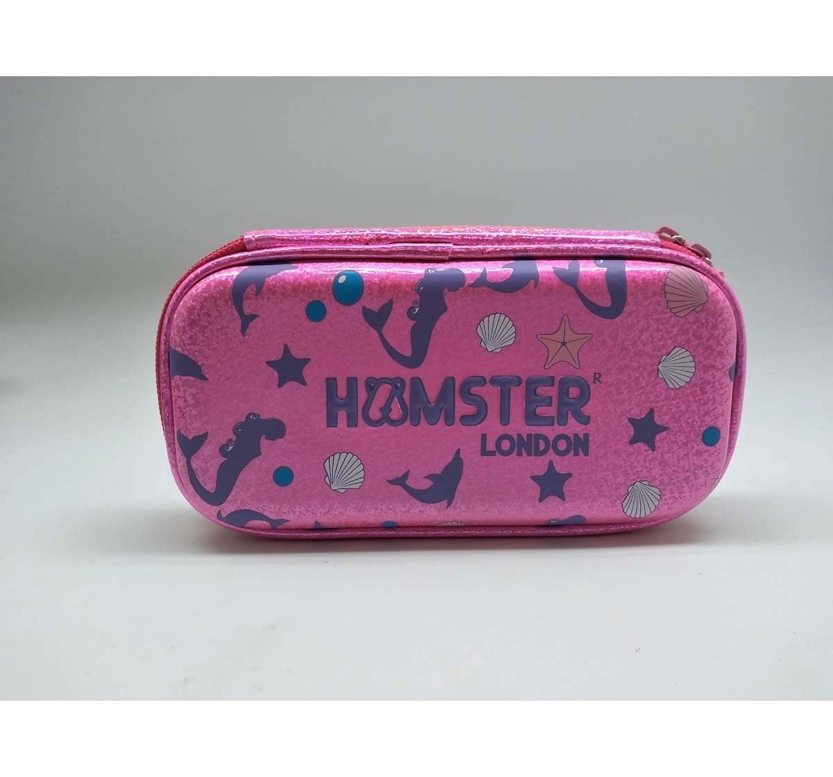 Hamster London Straight Fire Hardtop Pencil Case Small Mermaid Bags for Age 3Y+ (Pink)