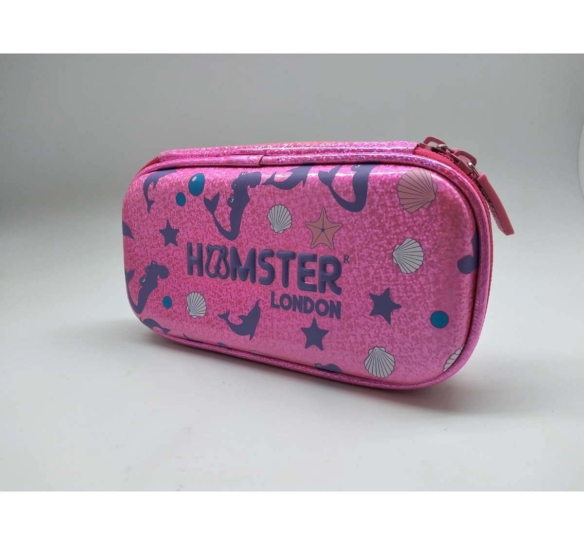Hamster London Straight Fire Hardtop Pencil Case Small Mermaid Bags for Age 3Y+ (Pink)