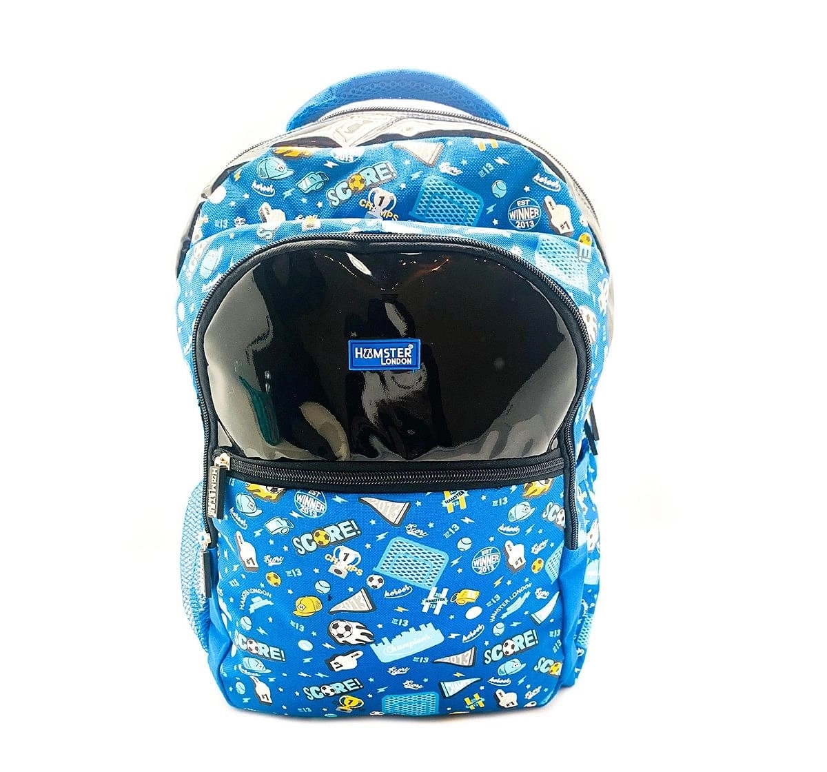 Hamster London Soccer Theme Big Backpack for age 3Y+ (Blue)