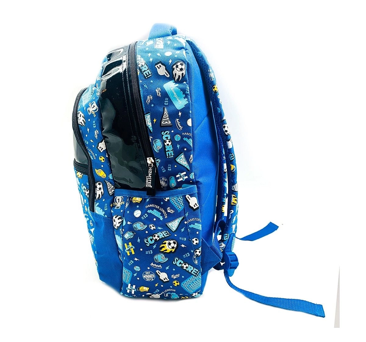 Hamster London Soccer Theme Big Backpack for age 3Y+ (Blue)
