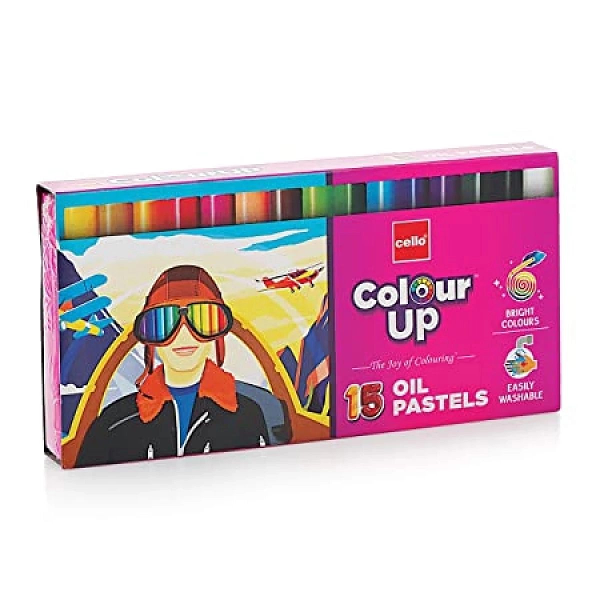 COLOURUP Oil Pastels Pack of 15 Multicolour 4Y+