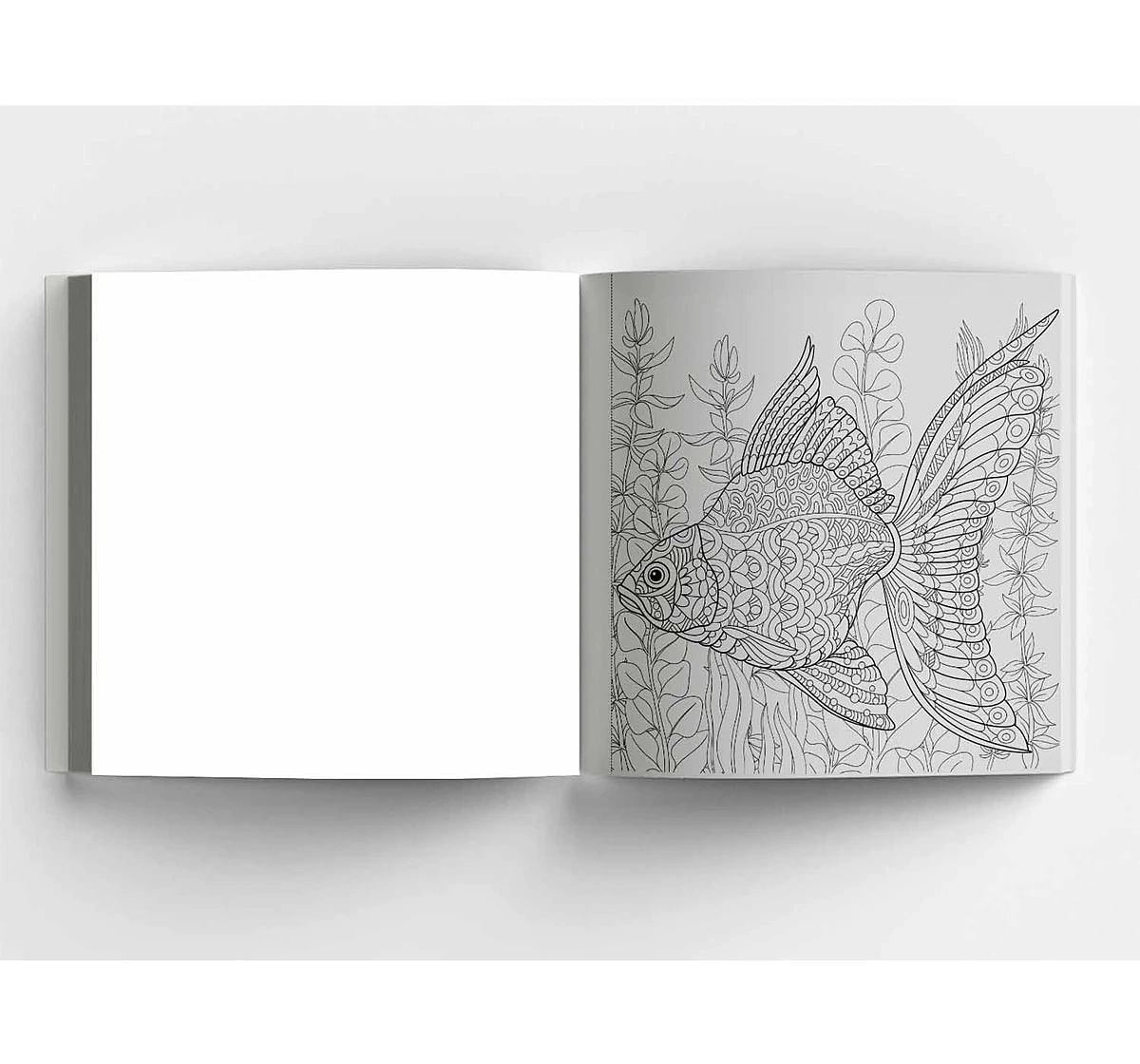 Wonder House Books Majestic Animals Colouring Books With Tear Out Sheets for kids 12Y+, Multicolour