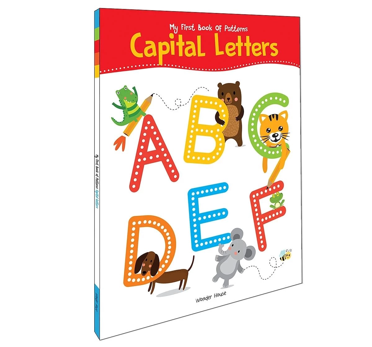 Wonder House Books My First Book of Patterns Capital Letters A To Z Write and Practice for kids 3Y+, Multicolour