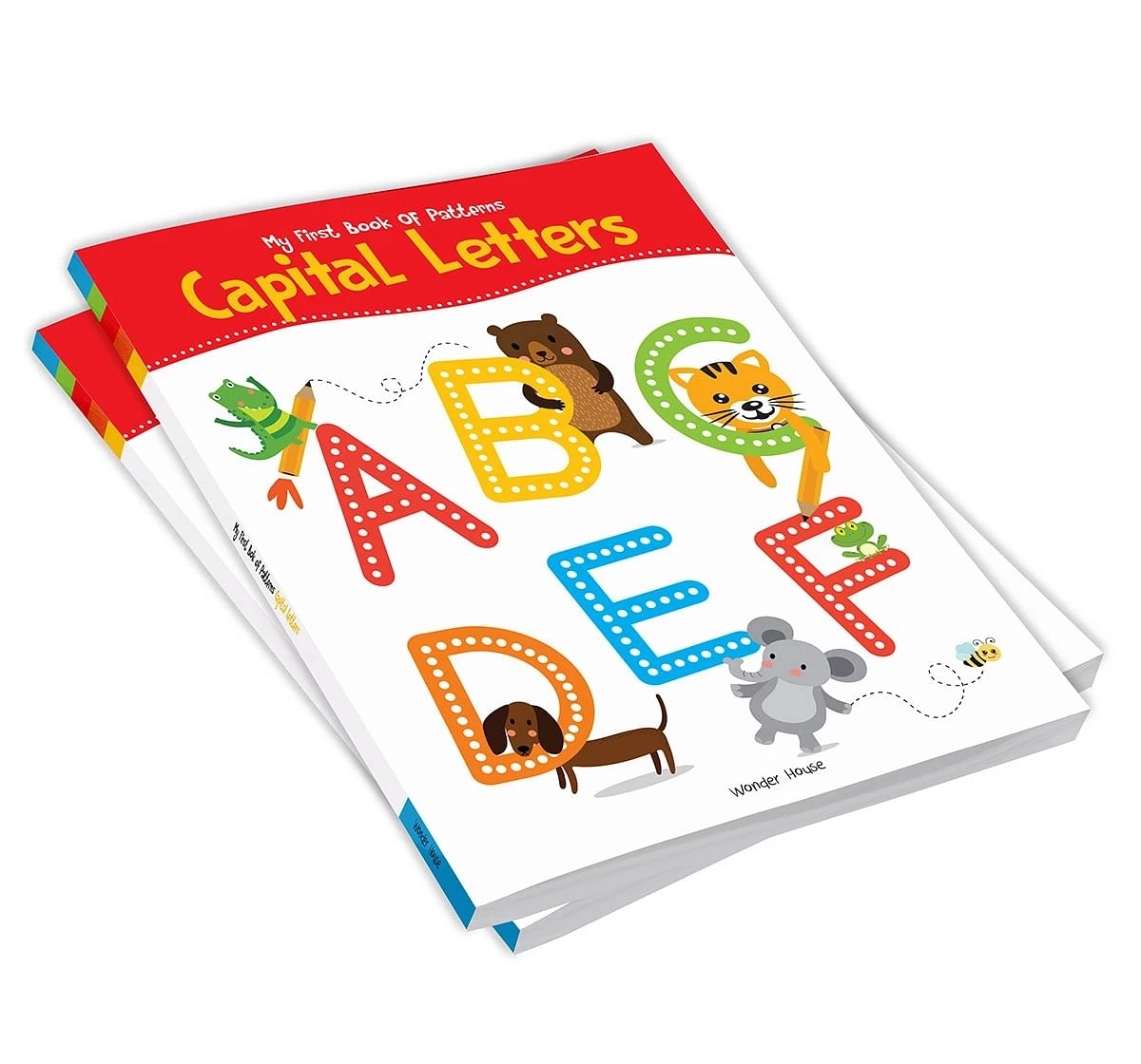 Wonder House Books My First Book of Patterns Capital Letters A To Z Write and Practice for kids 3Y+, Multicolour