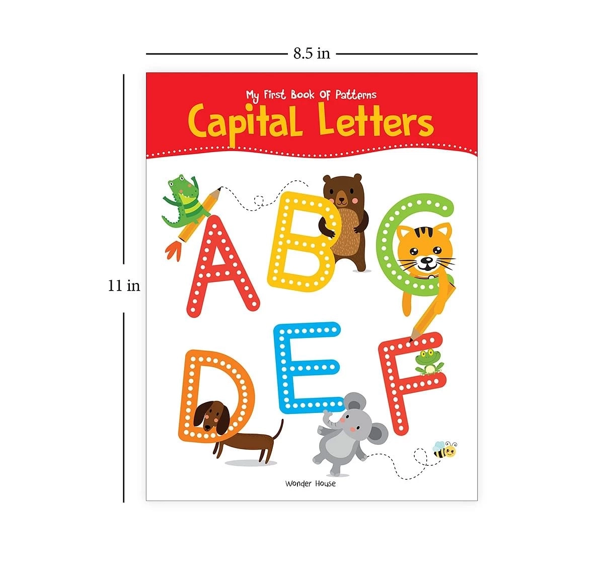 Wonder House Books My First Book of Patterns Capital Letters A To Z Write and Practice for kids 3Y+, Multicolour