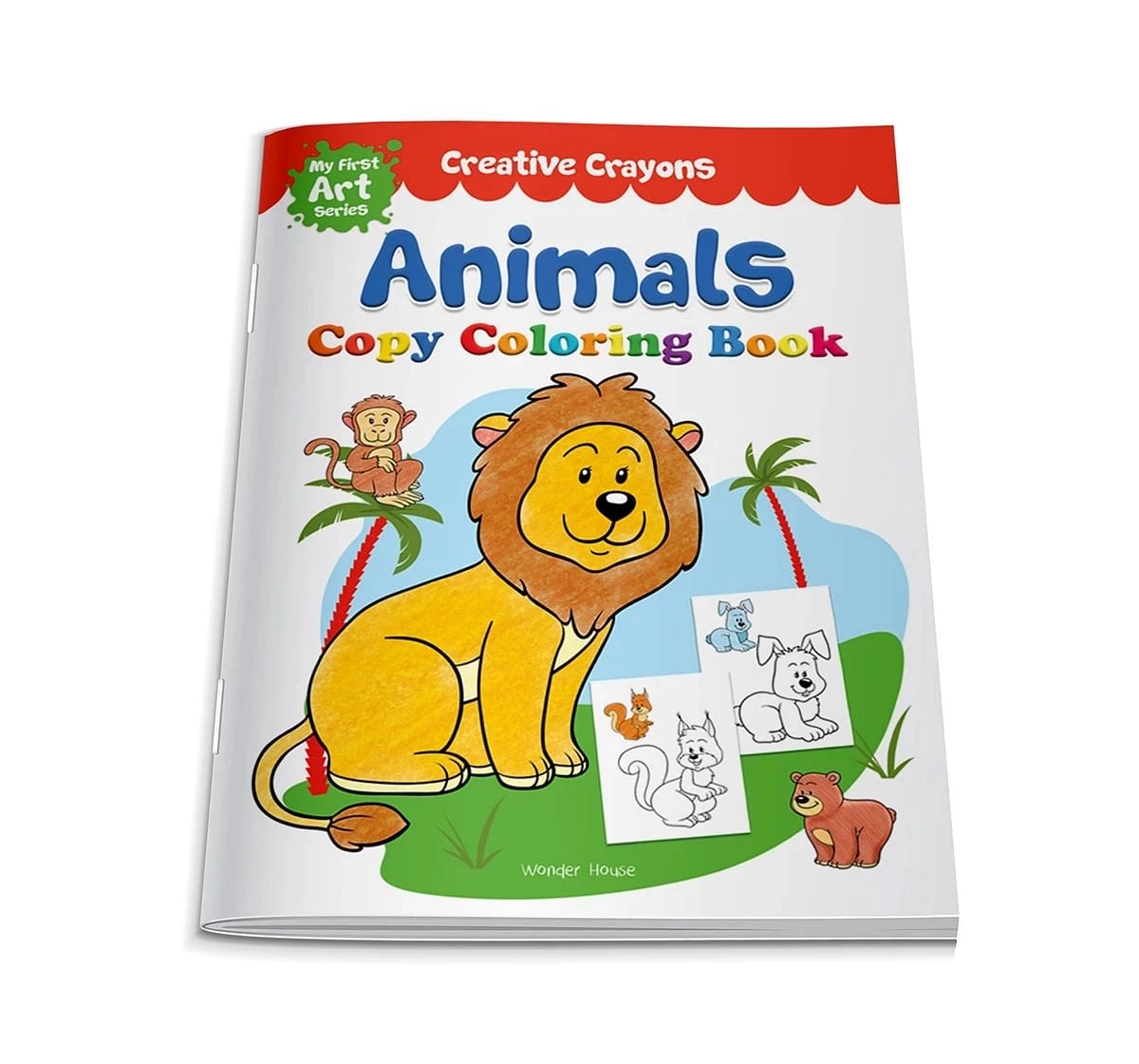 Wonder House Books Colouring Book of Animals Crayons Series for kids 0M ...