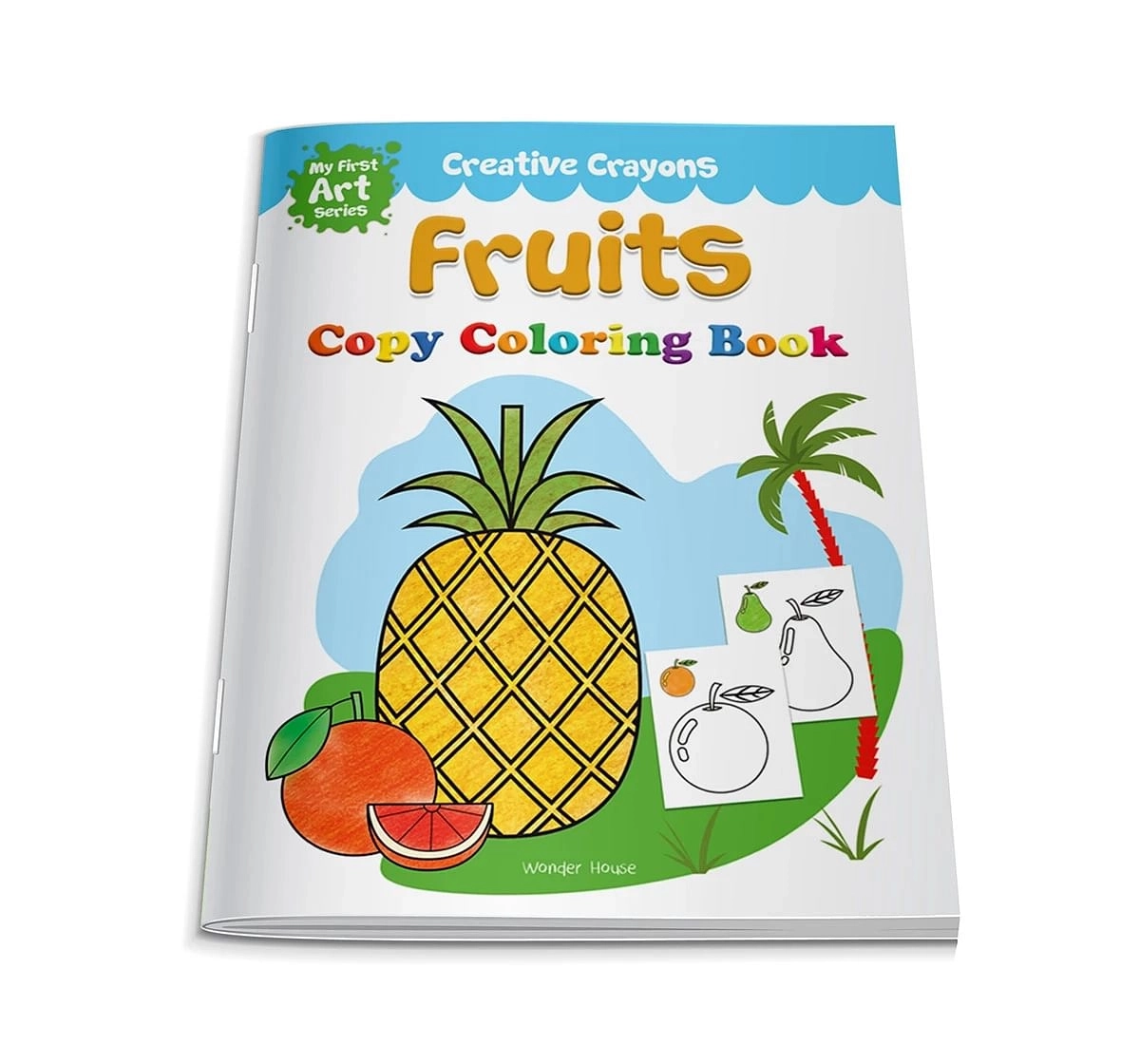 Wonder House Books Colouring Book of Fruits Crayons Series for kids 0M+, Multicolour