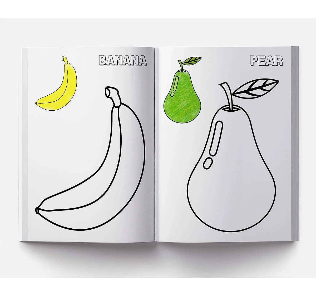 Wonder House Books Colouring Book of Fruits Crayons Series for kids 0M+, Multicolour