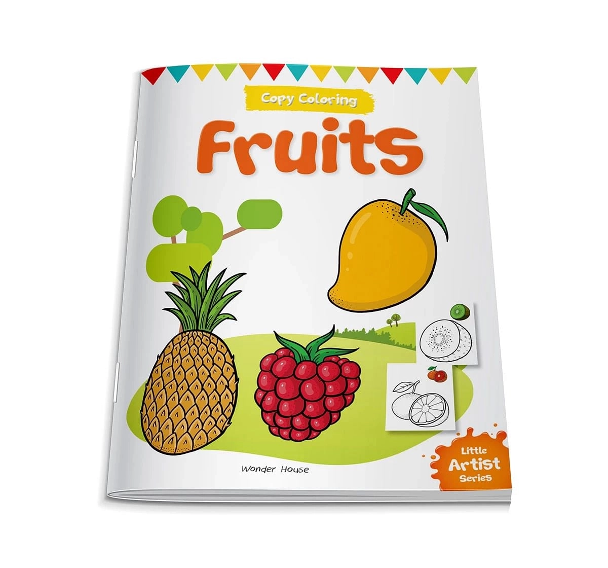 Wonder House Books Little Artist Series Fruits Colour Books for kids 0M+, Multicolour