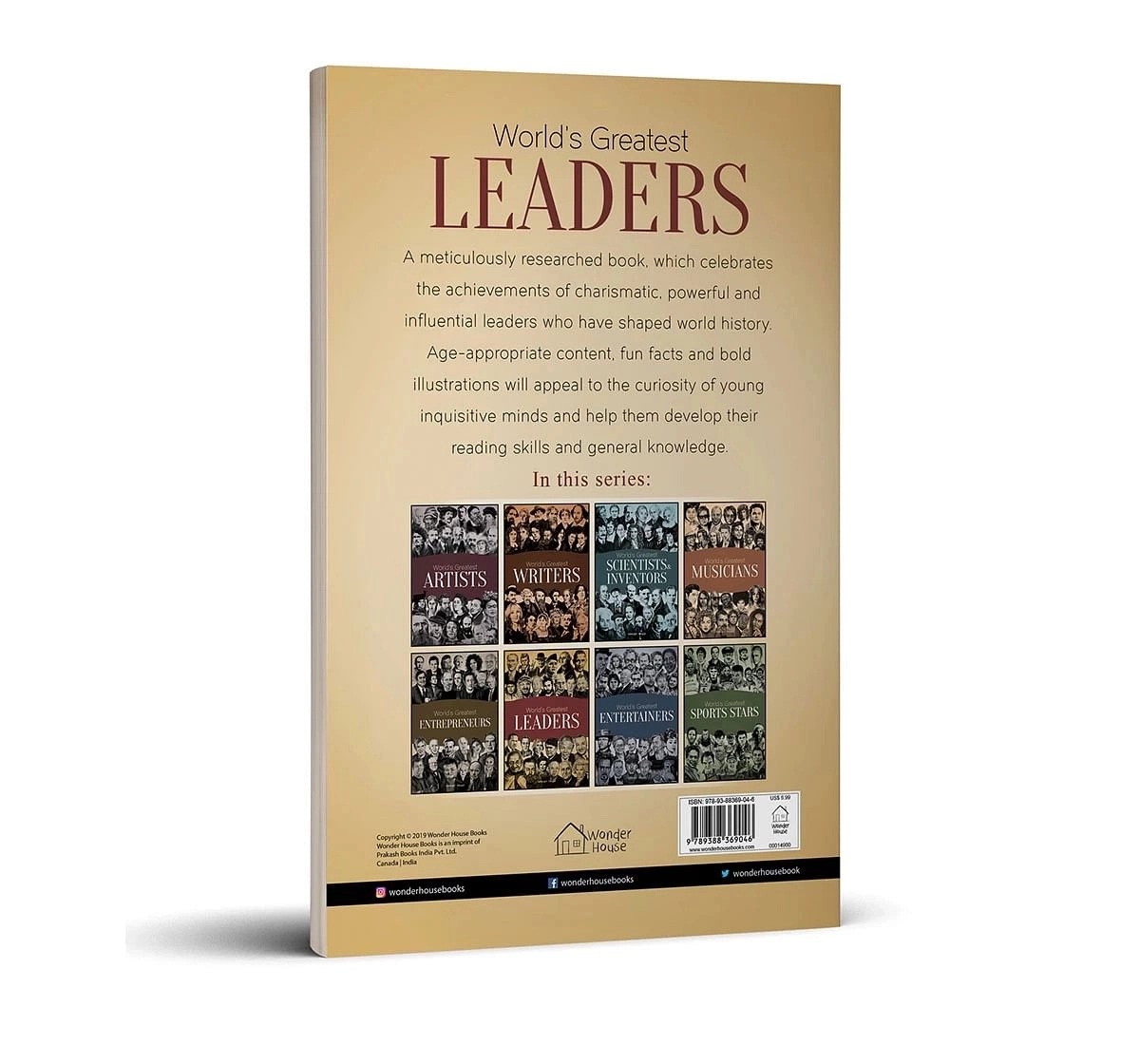 Wonder House Books Worlds Greatest Leaders Biographies of Inspirational Personalities Book for kids 8Y+, Multicolour