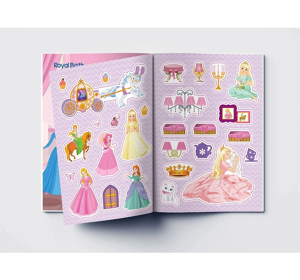 Wonder House Books My First Princess Sticker Book for kids 0M+, Multicolour