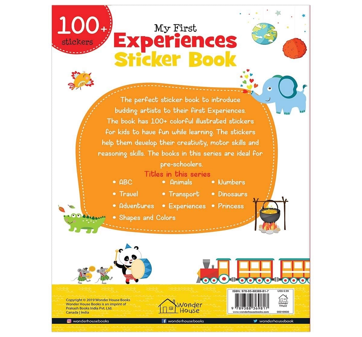 Wonder House Books My first experiences sticker book My first sticker Paperback Multicolor 0M+