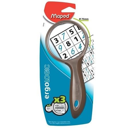 Maped Magnifier 75mm X3 Zoom Black 7Y+