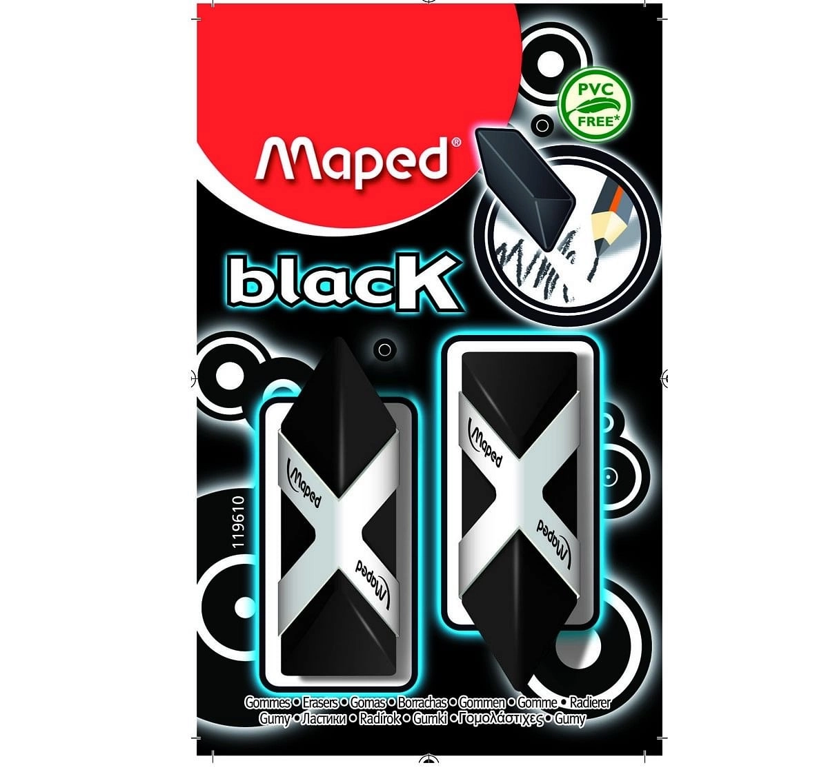 Maped Triangular Pyramid Blister Multicolour 7Y+
