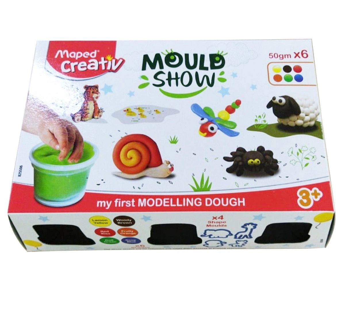Maped Maped Colorpeps Modelling Dough 6, 7Y+ (Multicolour)