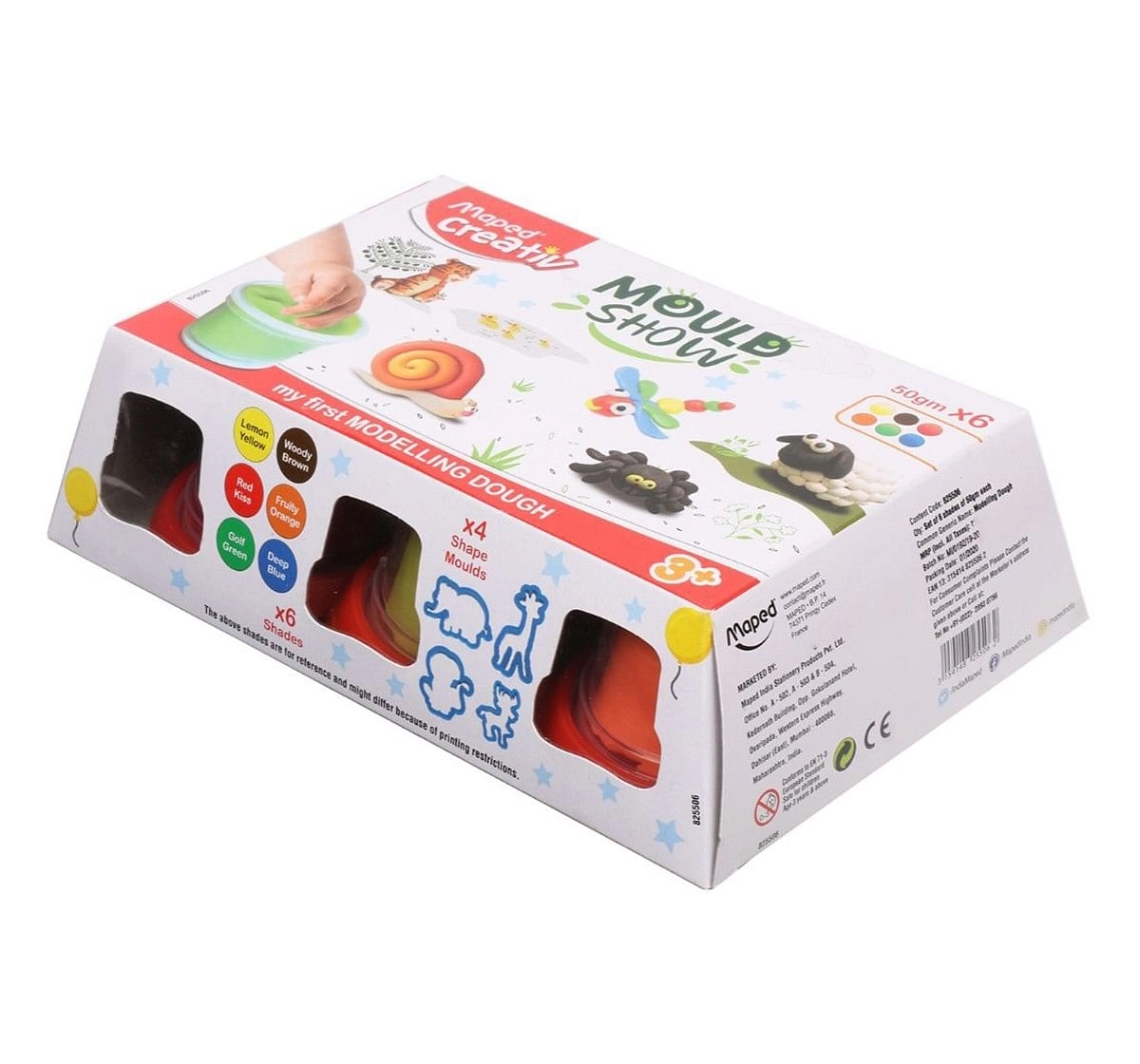 Maped Maped Colorpeps Modelling Dough 6, 7Y+ (Multicolour)