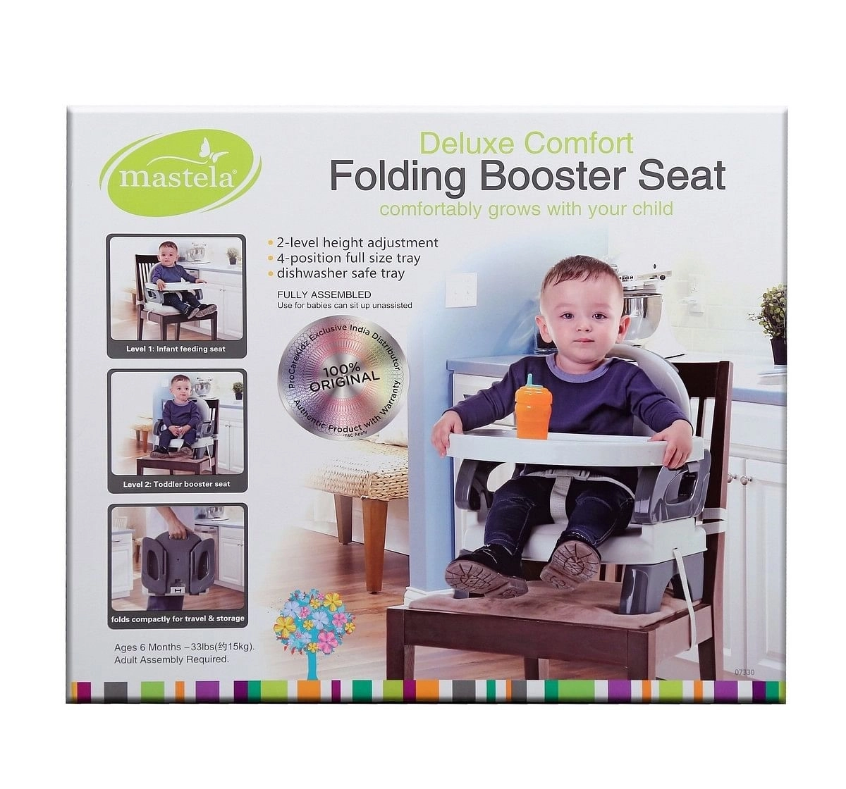 Mastela Folding Booster Seat Booster seat Multicolor 6M+