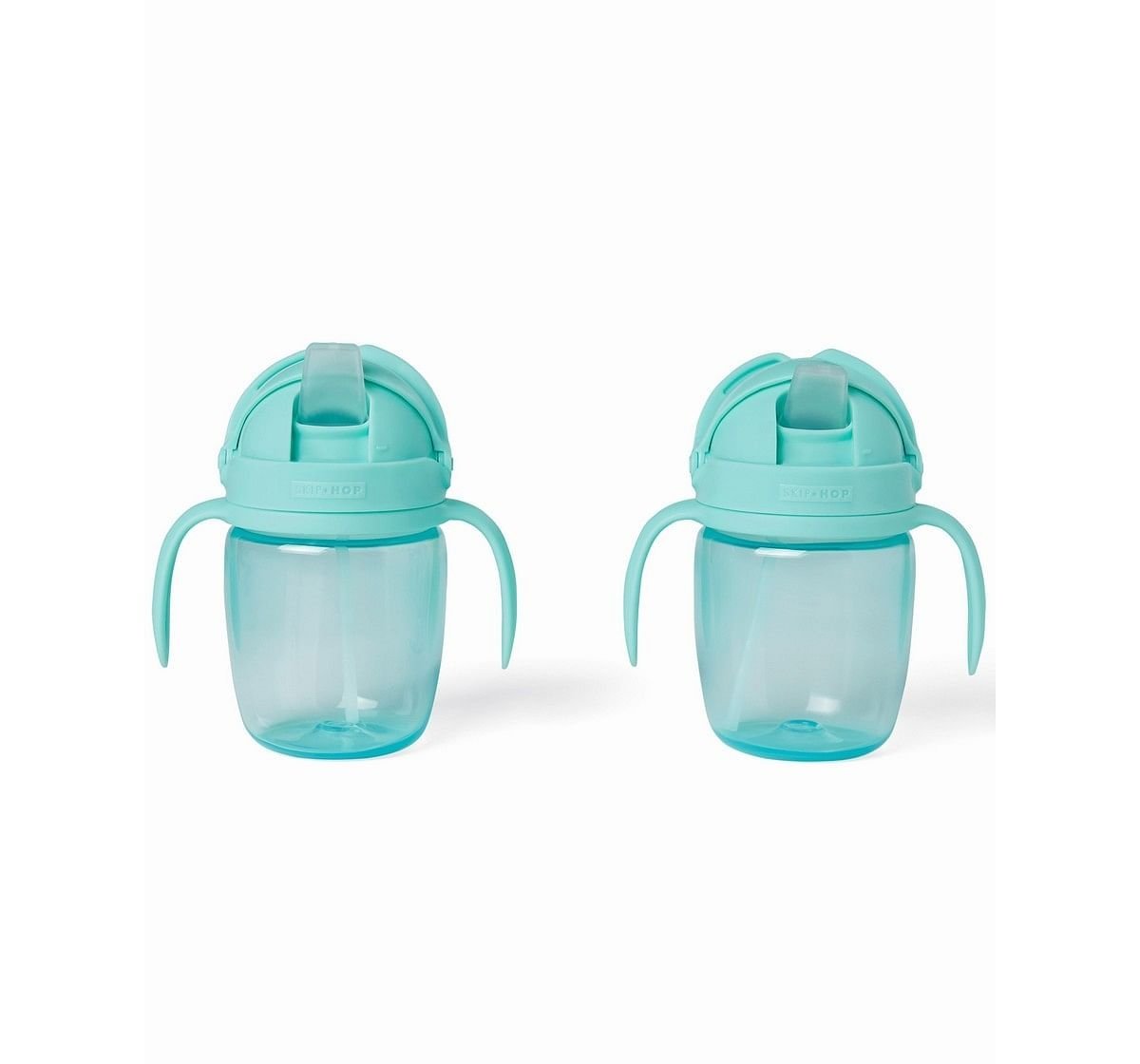 Skip Hop Sip-to-straw cup Plastic sippy cup Teal 6M+