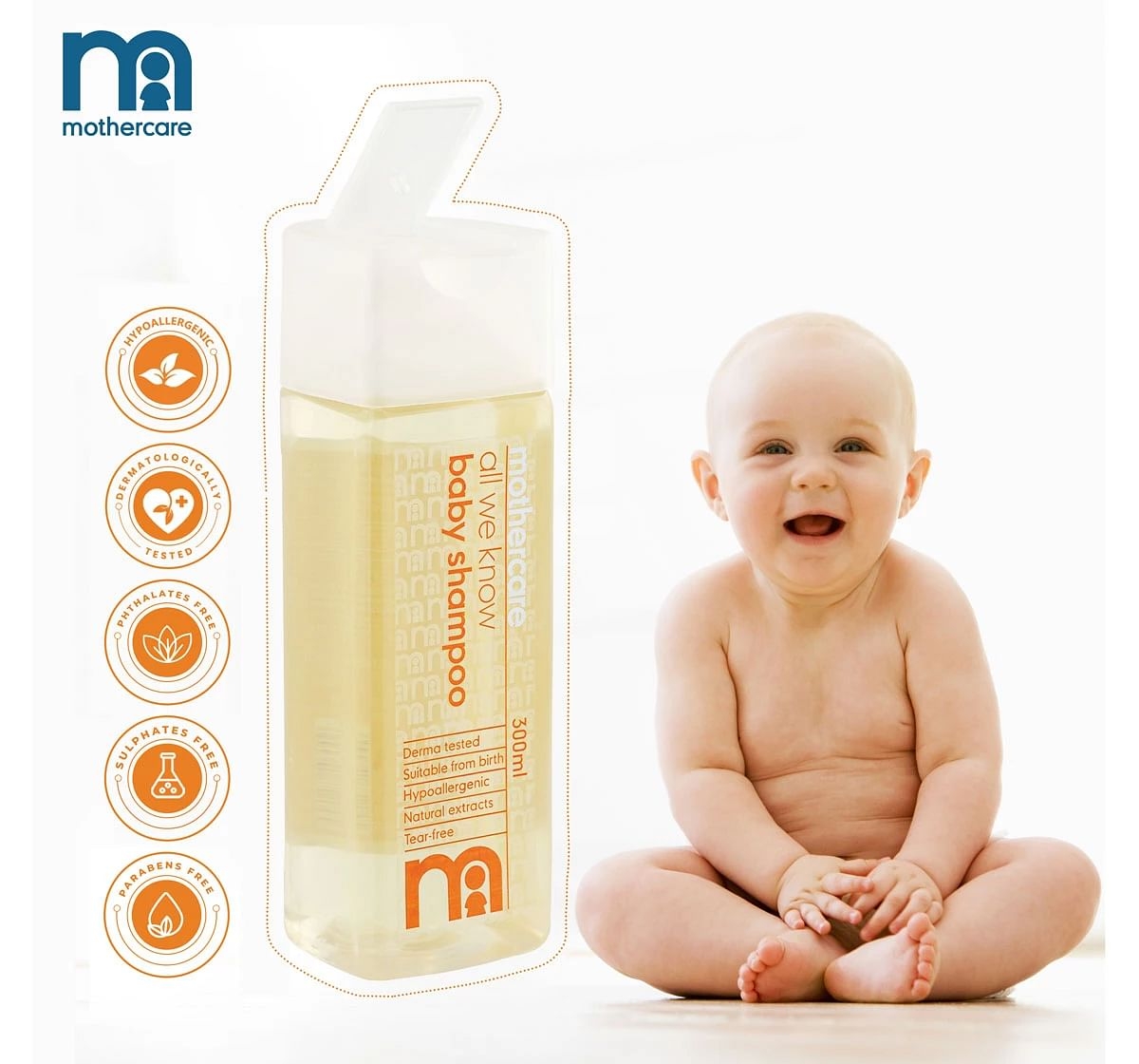 Mothercare All We Know Baby Shampoo 300Ml