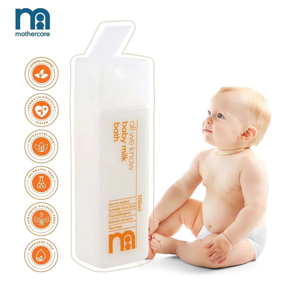 Mothercare All We Know Baby Bath Milk 300Ml