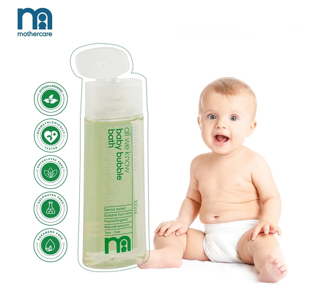 Mothercare All We Know Baby Bubble Bath 100Ml