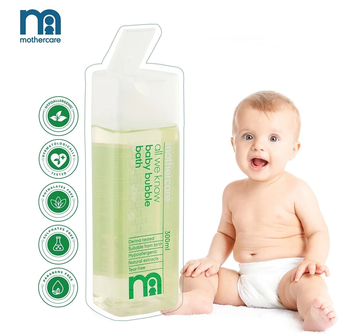 Mothercare All We Know Baby Bubble Bath 300Ml