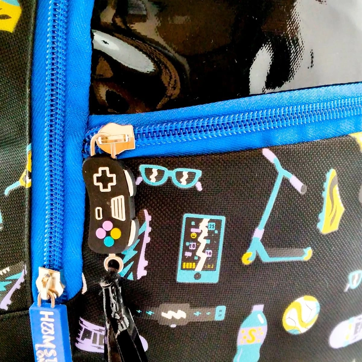 Hamster London Back To School Shark Trolley Bag Polyurethane 5Y Black