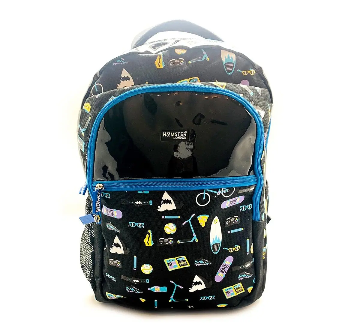 Hamster London Beach Theme Big Backpack for age 3Y+ (Black)