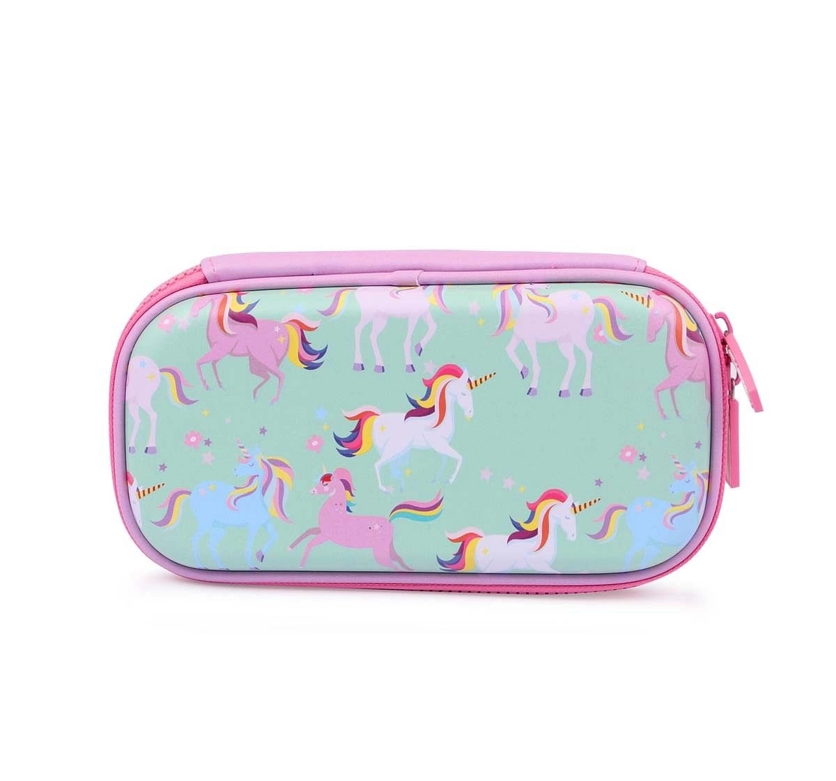 Hamster London Hardtop Pencil Case Organizer Unicorn Black Small Bags for Kids Age 3Y+ (Black)