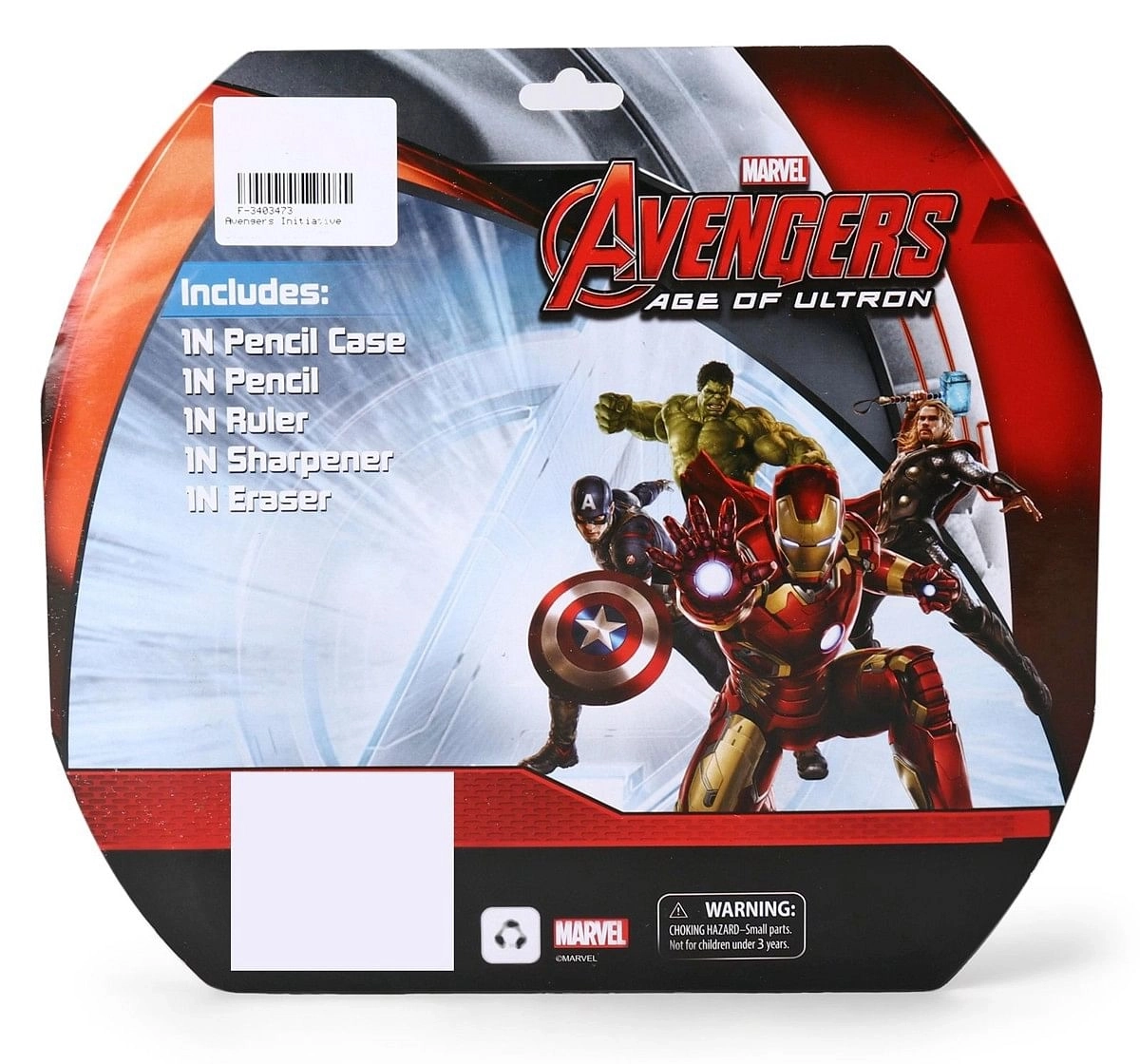 Marvel Avengers Initiative Stationery Set Kit of 5 in 1 Blister Pack Multicolor 3Y+