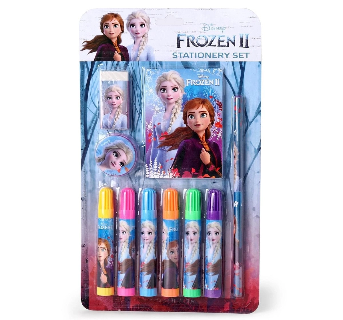 Disney Frozen 2 Stationery Set Kit of 10 Multicolor 3Y+