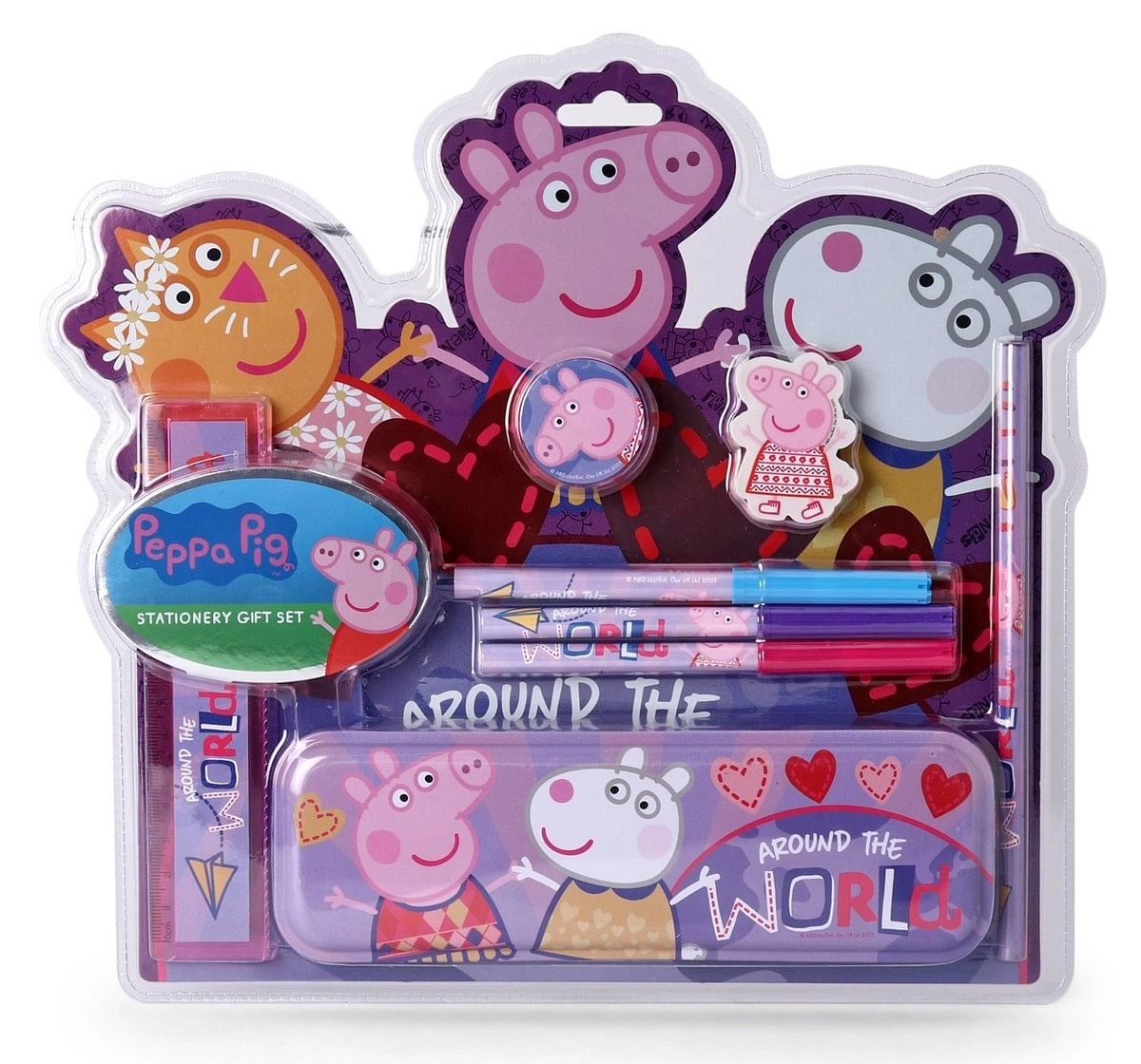 Peppa Pig Stationery Kit of 8 Multicolour 3Y+