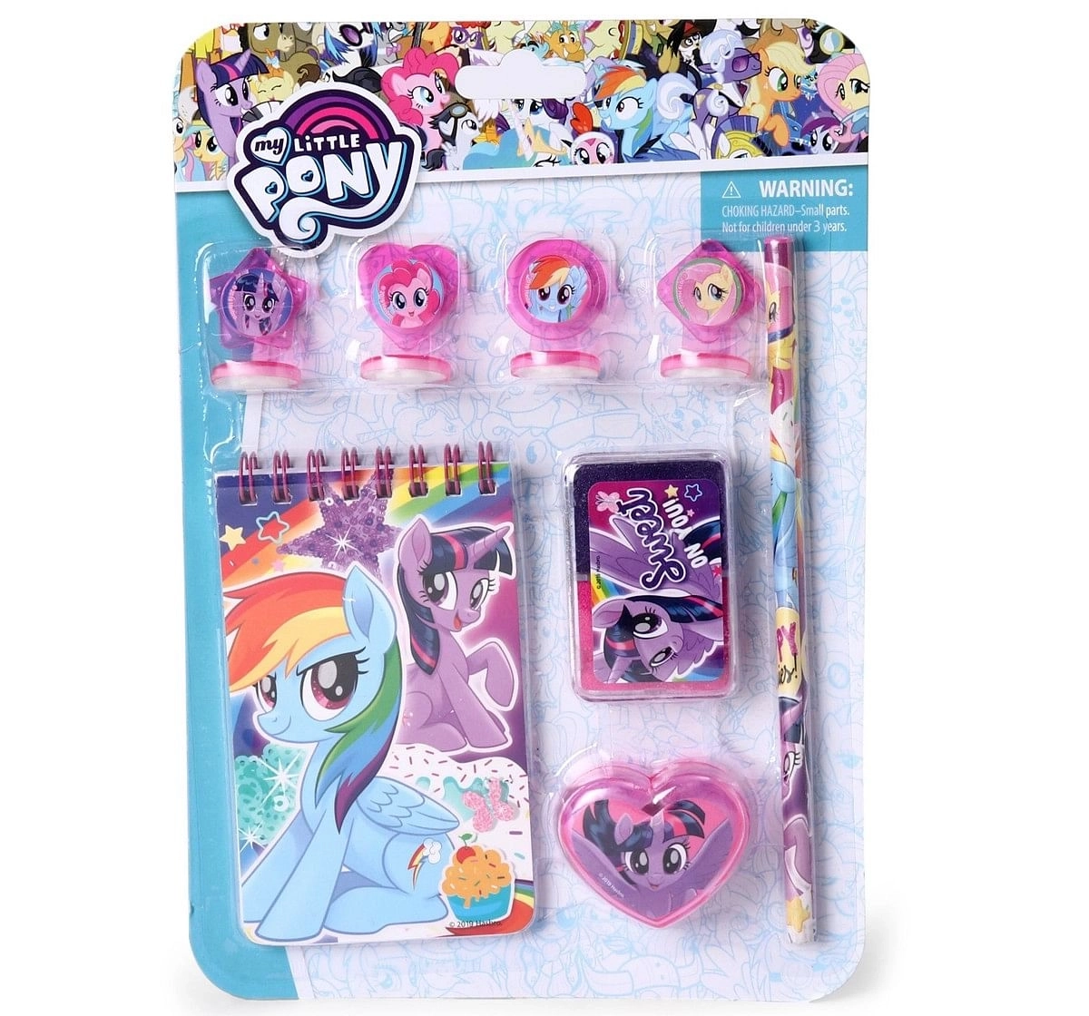 Hasbro My Little Pony Sweet Pal Stationery Set Kit of 8 Multicolor 3Y+