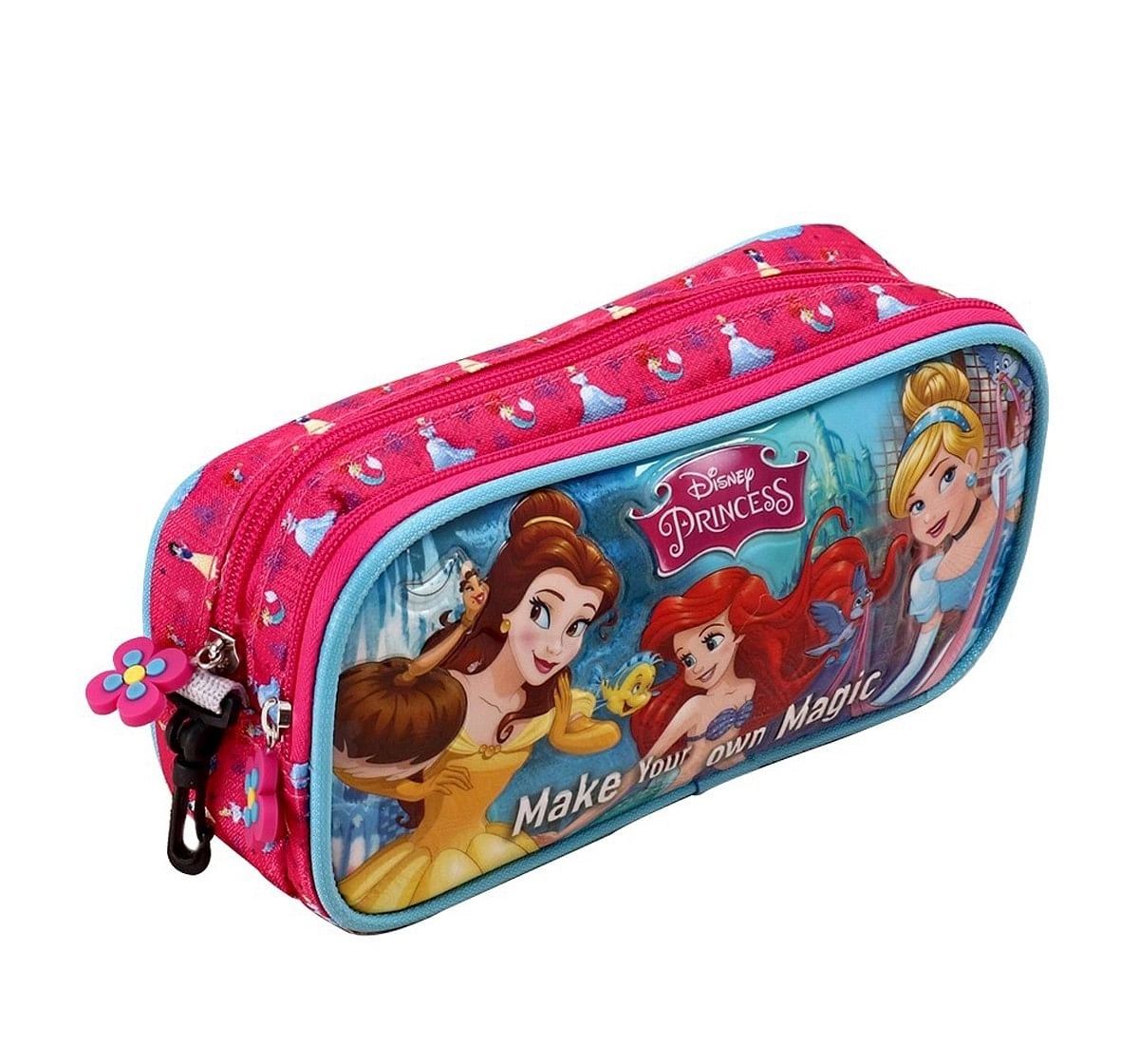 Disney Princess Pink Double Zip Pouch Pink 3Y+