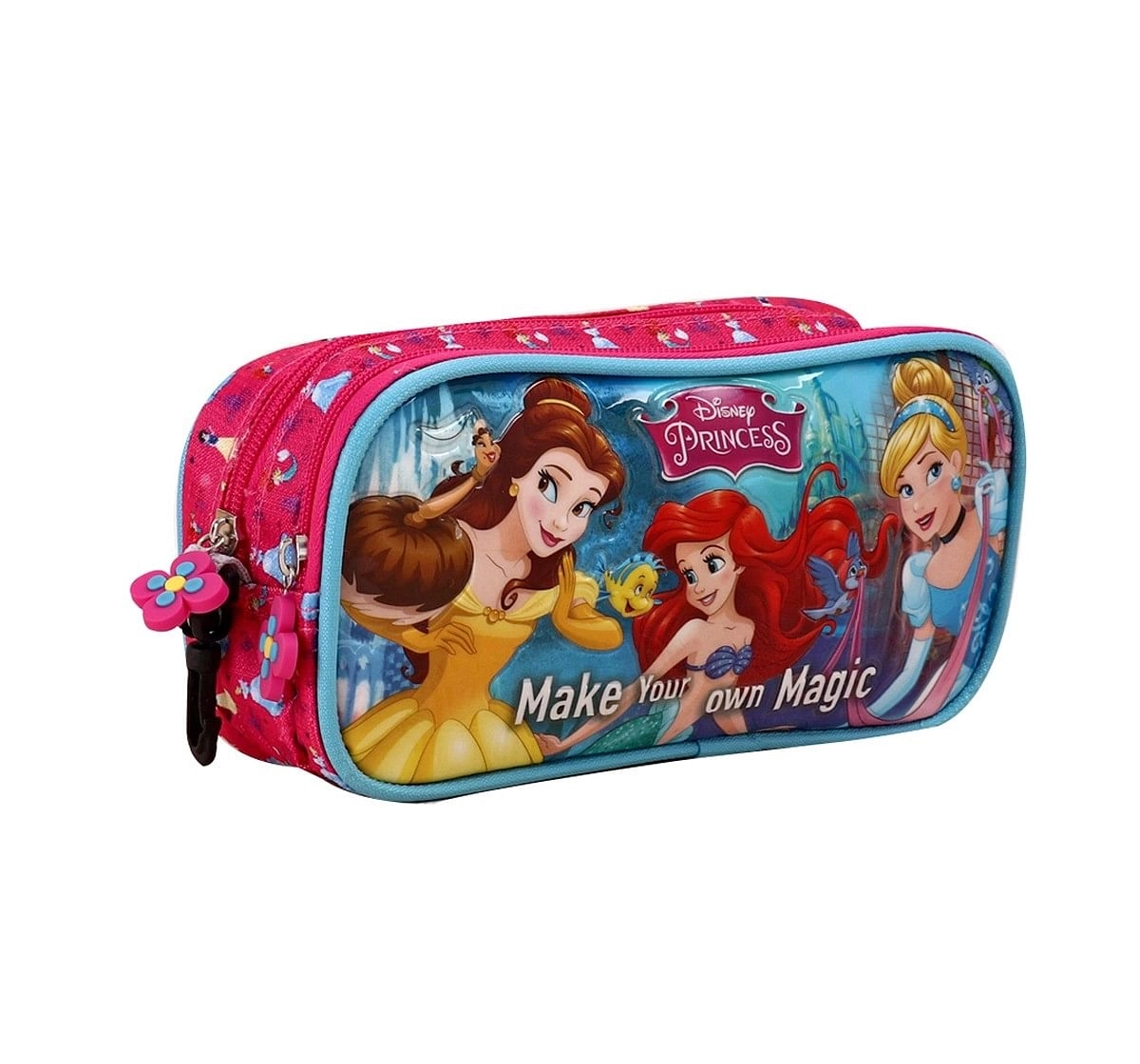 Disney Princess Pink Double Zip Pouch Pink 3Y+