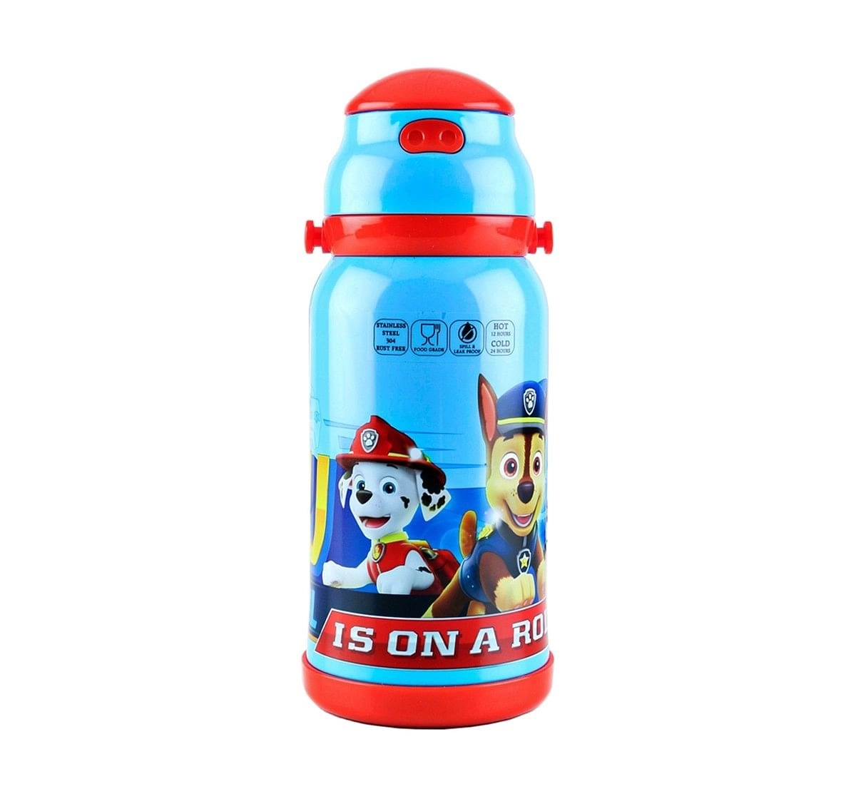 Paw Patrol Paw Patrol Steel Inner Water Bottle 460 ml,Quirky Soft Toys for Kids age ,3Y+ - 21 Cm 