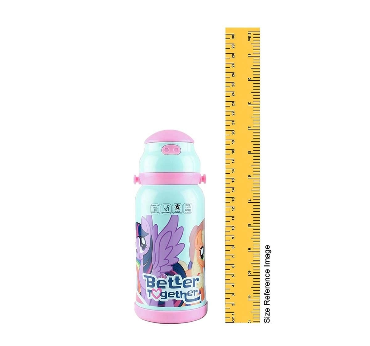 Hasbro My Little Pony Steel Inner Water Bottle 460 Ml for Age 3Y+ 