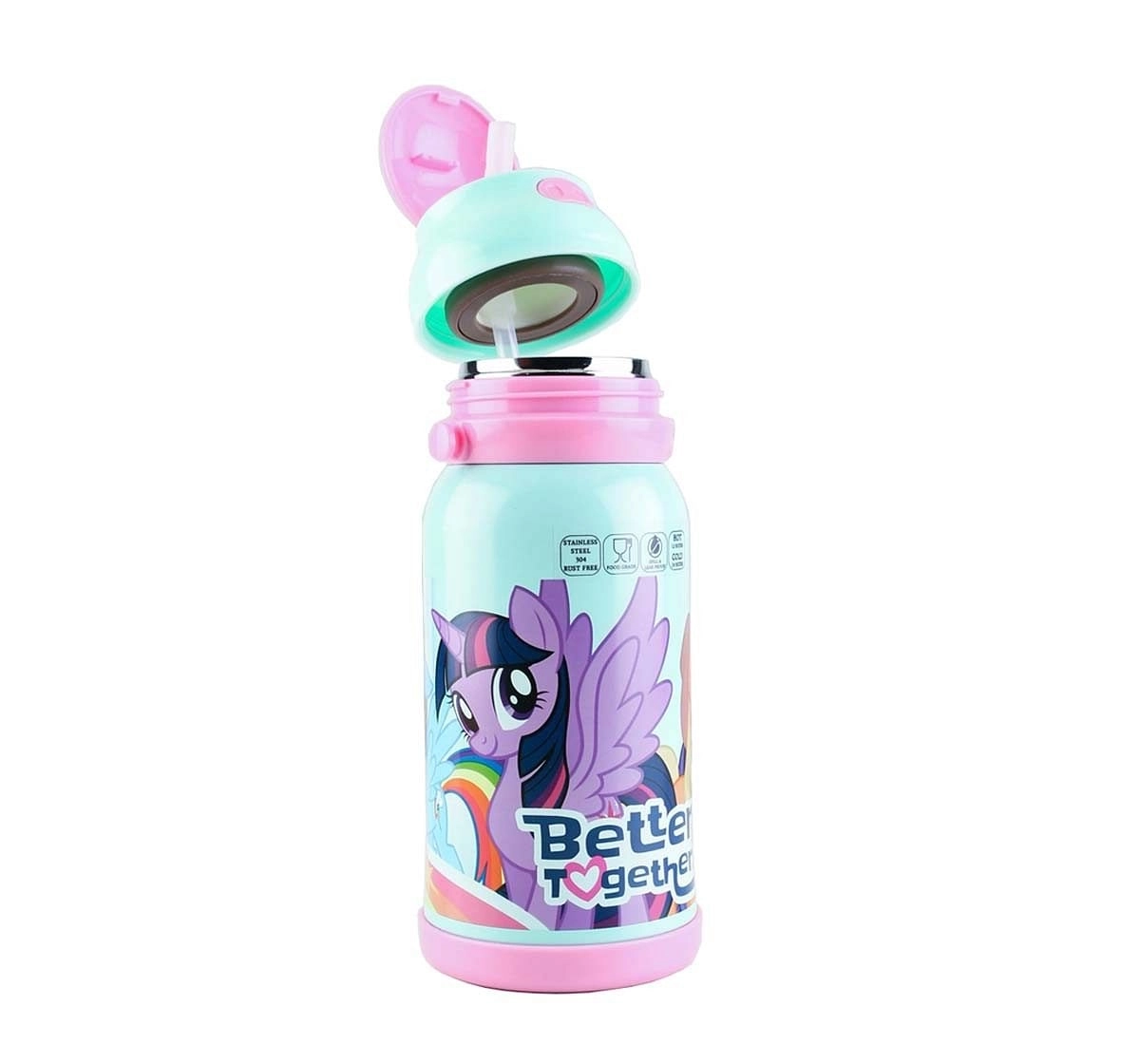 Hasbro My Little Pony Steel Inner Water Bottle 460 Ml for Age 3Y+ 