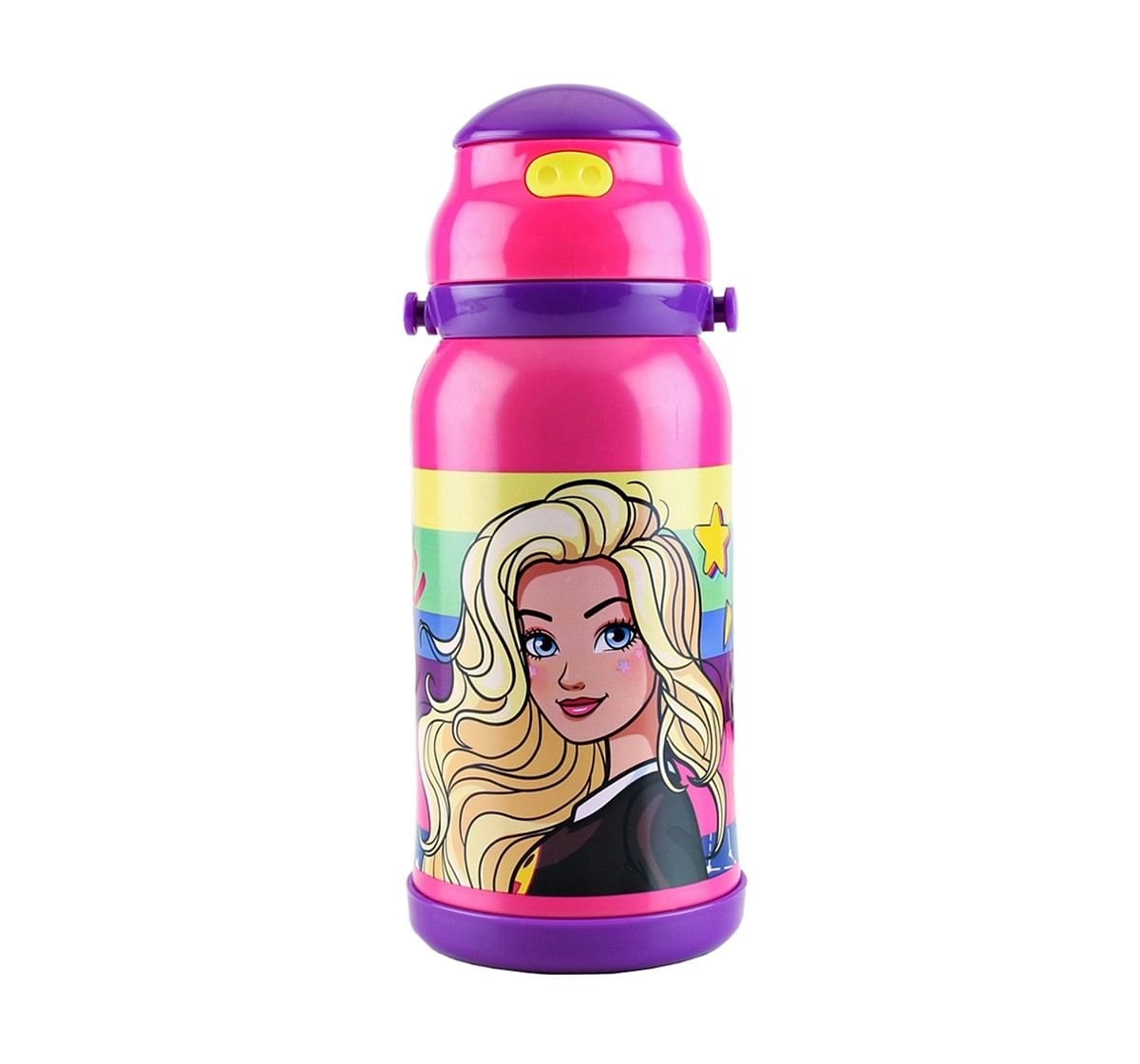Barbie Barbie Stars Steel Inner Water Bottle 460 Ml Bags for age 5Y+ 
