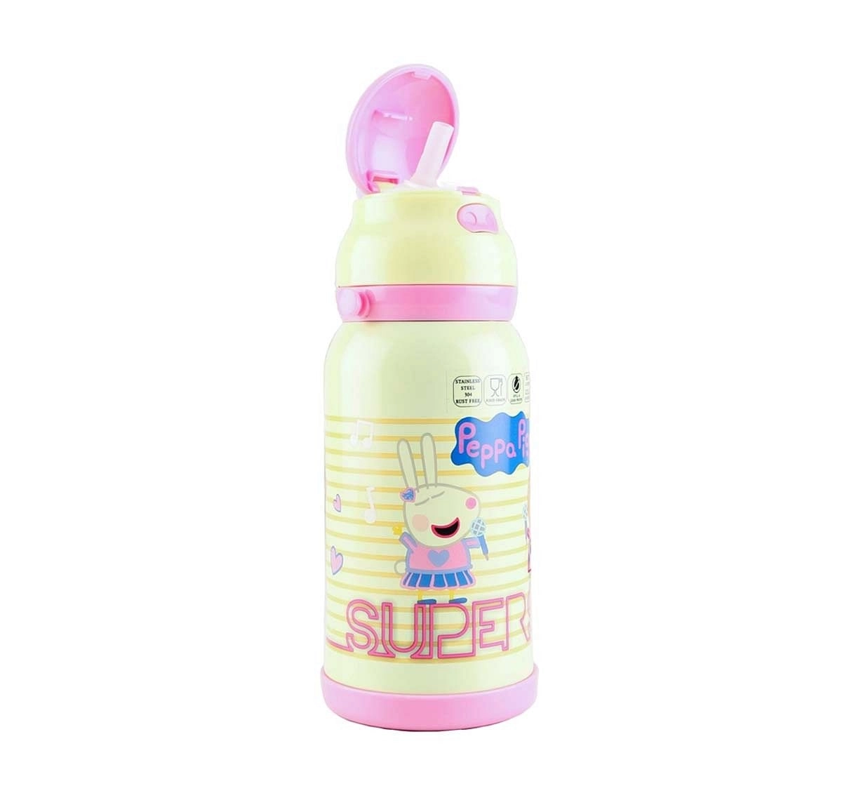 Peppa Pig Superstar Steel Inner Water Bottle 460 Ml for Age 3Y+ 