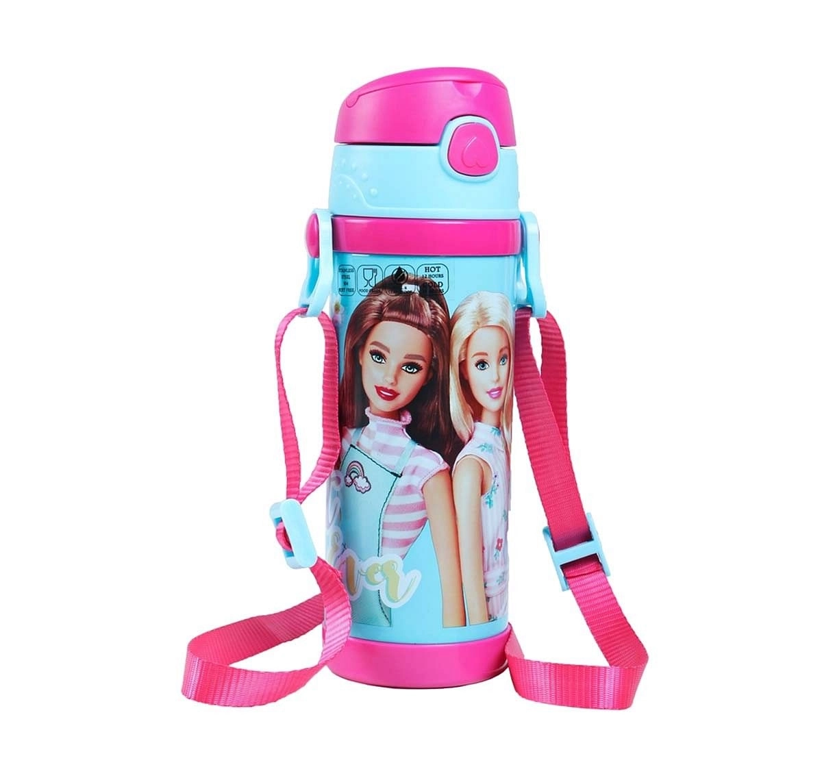 Barbie Best Day Steel Inner Water Bottle 350 Ml for Age 3Y+