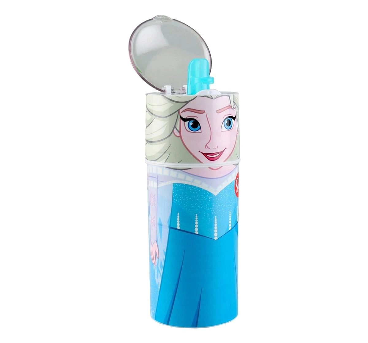 Frozen Stor Character Sipper Bottle  Elsa 350 Ml, 2Y+ (Blue)
