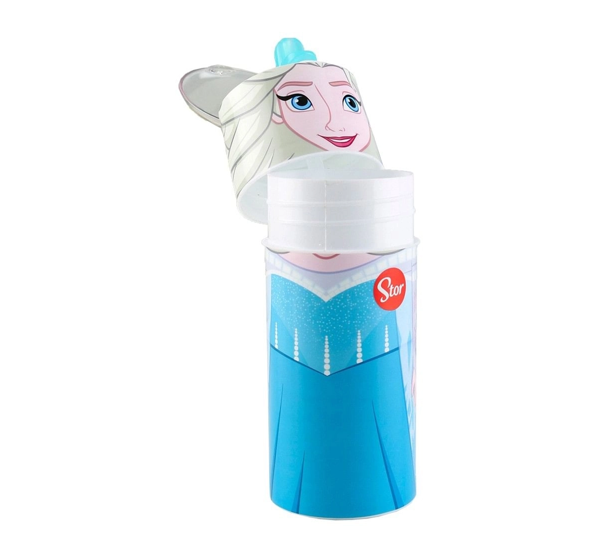 Frozen Stor Character Sipper Bottle  Elsa 350 Ml, 2Y+ (Blue)