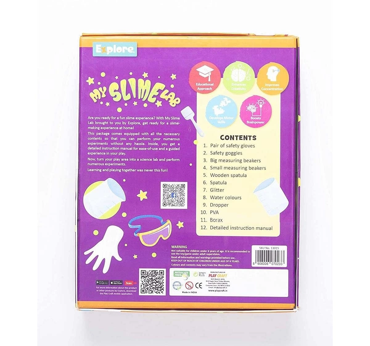 Explore - My Slime Lab Science Kits for Kids Age 6Y+