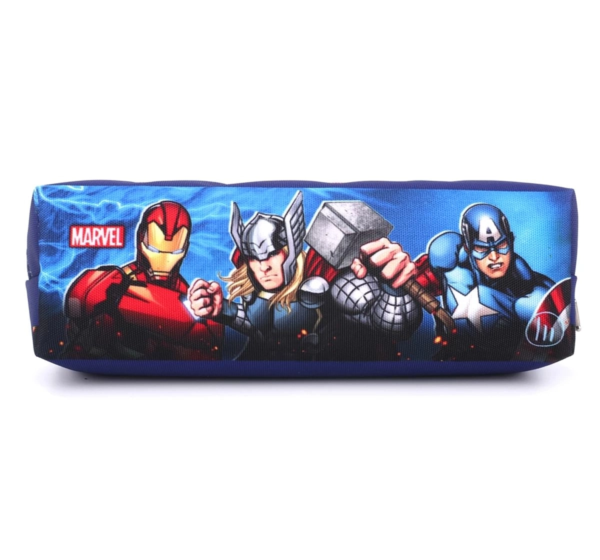 Marvel Avengers Assemble Cloth Pencil Box Pencil Case - Blue