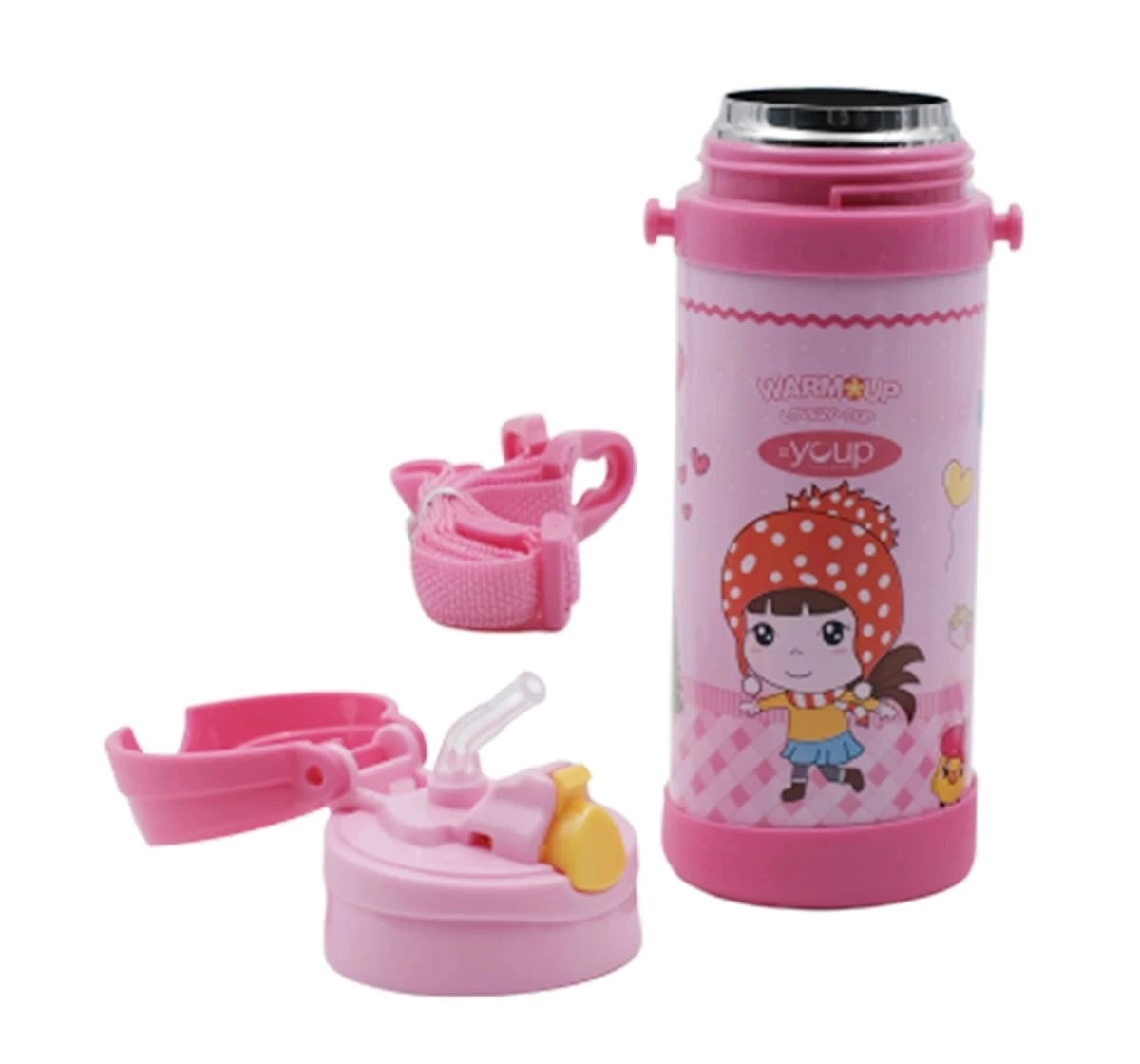 Youp Thermosteel Kids Insulated Sipper Bottle Multicolour 3Y+ Assorted 
