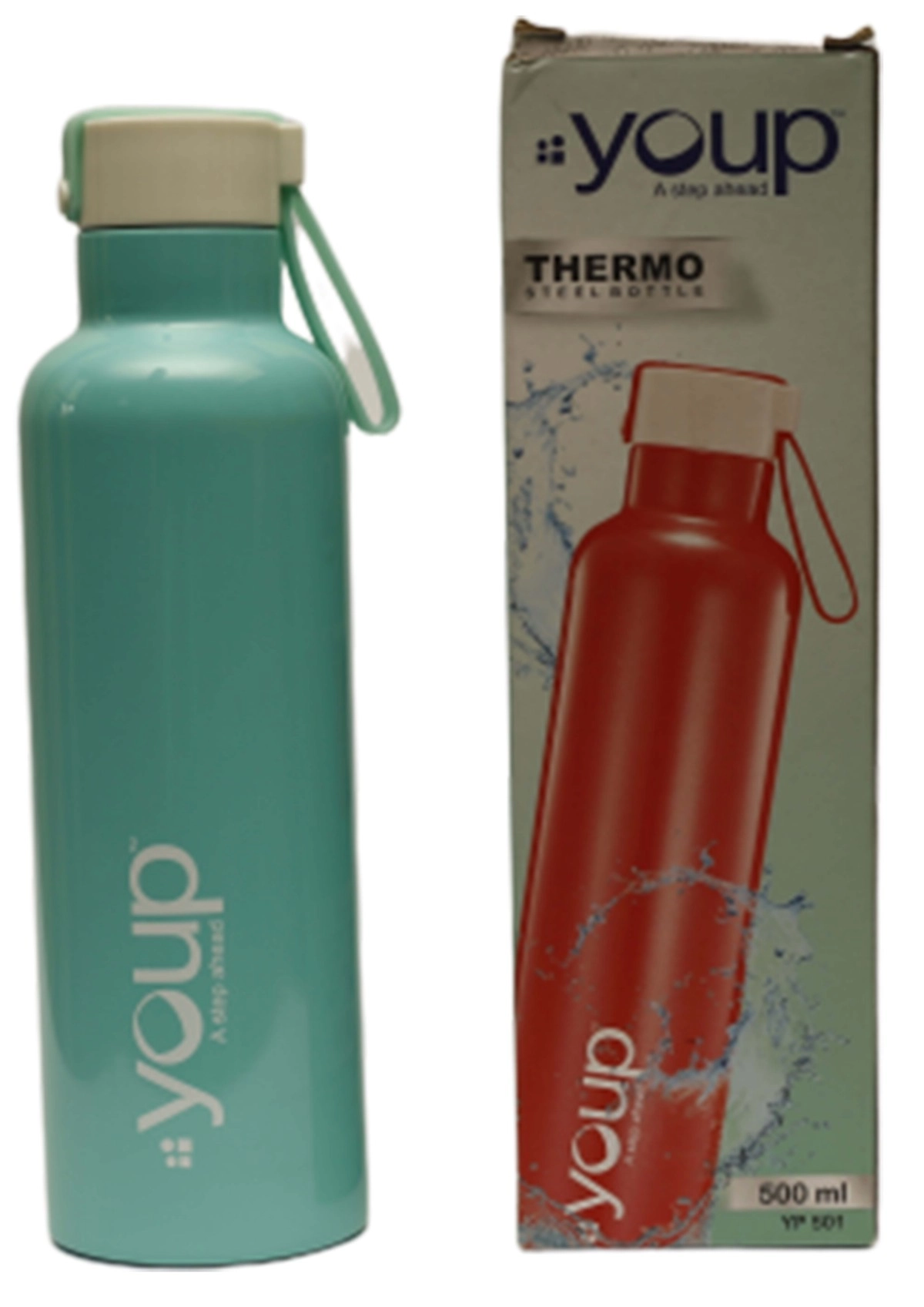 Youp Thermosteel Insulated Water Bottle Twinkle 500Ml, Multicolour, 3Y+
